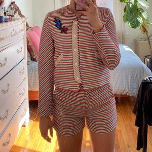 Sandro Set Fourth of July!! Jacket and Shorts
